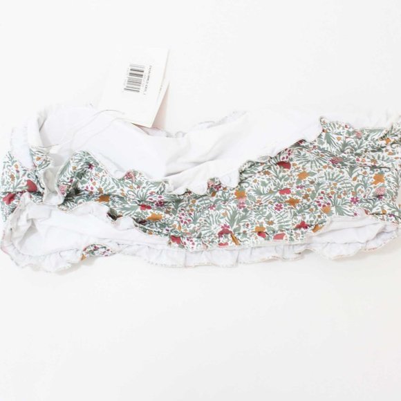 Dippin Daisys Camila Ruffle Garden Of Love Bikini Bandeau Top - Picture 2 of 4